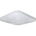 Πλαφονιέρα οροφής LED τετράγωνη 15W χρώμα φυσικό λευκό με κάλυμμα ματ πλέξιγκλας IP20