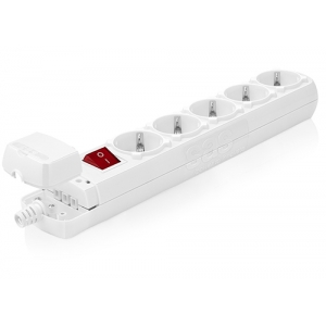 ΠΟΛΥΠΡΙΖΟ SAS 5 ΘΕΣΕΩΝ ΛΕΥΚΟ ΧΩΡΙΣ ΚΑΛΩΔΙΟ ME ΔΙΑΚΟΠΤΗ