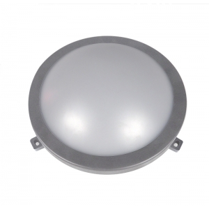 ΧΕΛΩΝΑ ΣΤΡΟΓΓΥΛΗ 230V LED 12W Φ21 4000Κ IP54 ΓΚΡΙ