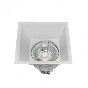 ΣΠΟΤ (WL-259) ΨΕΥΔΟΡΟΦΗΣ ΤΕΤΡΑΓΩΝΟ ΑΛΟΥΜΙΝΙΟΥ ΣΤΑΘΕΡΟ MR16 ΒΑΘΥ ΛΕΥΚΟ