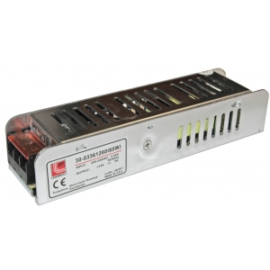 ΤΡΟΦΟΔΟΤΙΚΟ ΑΛΟΥΜΙΝΙΟΥ ΜΙΝΙ ΓΙΑ ΤΑΙΝΙΕΣ LED 240V/12VDC 60W