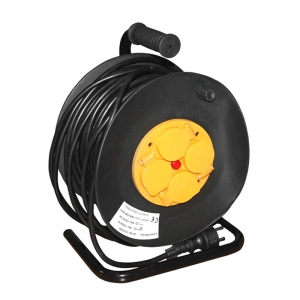 ΚΑΡΟΥΛΙ ΠΛΑΣΤΙΚΟ ΜΕ 50m ΚΑΛΩΔΙΟ 3x1,5 adeleq