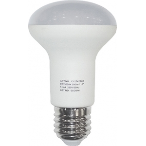 ΛΑΜΠΑ LED E27 R63 6W 3000K ADELEQ