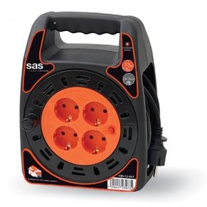 ΣΤΡΟΦΕΙΟ ΚΛΕΙΣΤΟΥ ΤΥΠΟΥ ΜΕ ΚΑΛΩΔΙΟ 15m 3x1.5mm 4xΣΟΥΚΟ SAS