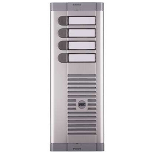 Μπουτονιέρα URMET 925/104 για 4 κλήσεις, κουτί εντοιχισμού και θέση θυρομεγαφώνου