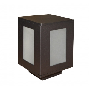 ΦΩΤΙΣΤΙΚΟ 7273 ΑΛΟΥΜΙΝ.ΤΕΤΡΑΓΩΝ.15x15cmh:22cm Ε27 ΣΑΓΡΕ ΣΚΟΥΡΙΑ