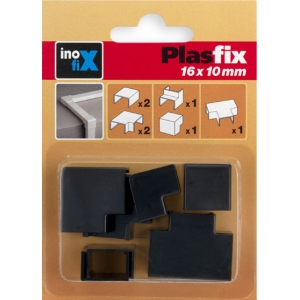 ΕΝΩΣΕΙΣ ΜΑΥΡΕΣ ανάμεικτες 16 x 10mm
