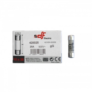 ΦΥΣΙΓΓΙΟ ΚΥΛΙΝΔΡΙΚΟ 10x38mm  25Α gG