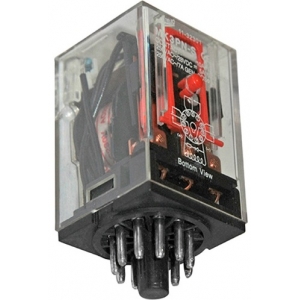 ΡΕΛΕ ΤΥΠOY ΛΥΧΝΙΑΣ 3 ΕΠΑΦΩΝ 230V ΜΕ LED ΜΠΟΥΤΟΝ 10A 11ΠΟΔΙΑ ADELEQ