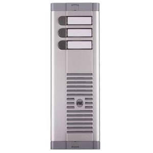 Μπουτονιέρα URMET 925/103 3 κλήσεων, κουτί εντοιχισμού και θέση θυρομεγαφώνου