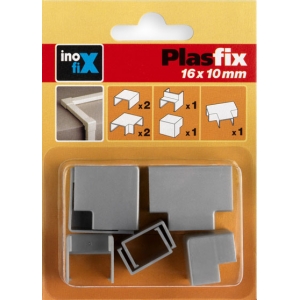 ΕΝΩΣΕΙΣ Γκρι ανάμεικτες 16 x 10mm