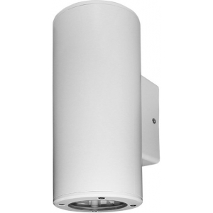 Σποτ επίτοιχο GU10 στρόγγυλο διπλής κατεύθυνσης Φ90 στεγανό IP65 πλαστικό λευκό