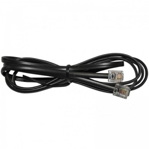 ΚΑΛΩΔΙΟ ΤΗΛΕΦΩΝΟΥ 1.5m ΜΑΥΡΟ 6P4C ΠΛΑΚΕ ADELEQ