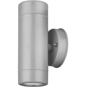 Σποτ επίτοιχο GU10 στρόγγυλο διπλής κατεύθυνσης Φ60 στεγανό IP65 πλαστικό γκρι