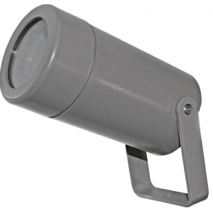 Σποτ κήπου δαπέδου GU10 κινητό στρόγγυλο μονής κατεύθυνσης Φ60 στεγανό IP65 πλαστικό γκρι