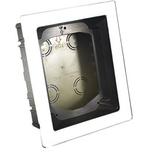 Κουτί εντοιχισμού URMET 1716/60 AIKO με πλαίσιο και εξωτερικές διαστάσεις 188 x 188 x 60 mm