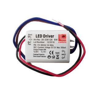 ΤΡΟΦΟΔΟΤΙΚΟ ΠΛΑΣΤΙΚΟ ΓΙΑ ΤΑΙΝΙΕΣ LED 240V/12VDC 6W
