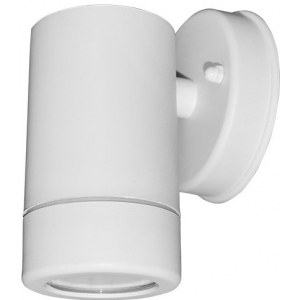 Σποτ επίτοιχο GU10 στρόγγυλο μονής κατεύθυνσης Φ60 στεγανό IP65 πλαστικό λευκό