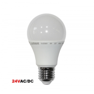 ΛΑΜΠΑ LED E27 6W 24V 4000K ADELEQ